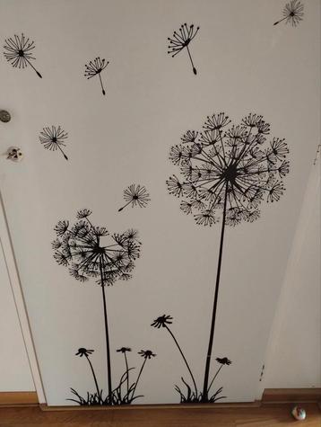 Deur/muur poster paardenbloem dandelion beschikbaar voor biedingen
