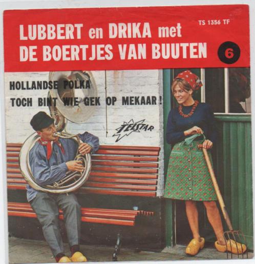 Lubbert en Drika- Hollandse Polka Telstar, Cd's en Dvd's, Vinyl | Nederlandstalig, Gebruikt, Levenslied of Smartlap, Overige formaten
