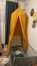 Baby gele klamboe en groene gordijnen met vitrage kamer, Kinderen en Baby's, Kinderkamer | Inrichting en Decoratie, Ophalen of Verzenden