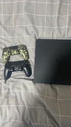 Playstation 4 Slim Met 2 Controllers, Met 2 controllers, Gebruikt, Ophalen, Met games