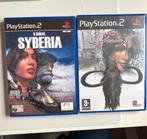 PlayStation PS2 Horror spellen Syberia & Syberia II, Ophalen of Verzenden, Zo goed als nieuw