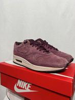 ALS NIEUW! Maat 44,5 - Nike Air Max 1 Premium Bordeaux, Overige kleuren, Verzenden, Nike, Nike