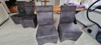 4 Mooie eetkamerstoelen op wielen, Huis en Inrichting, Ophalen, Vier