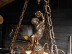 engel kroonluchter voor grote en hoge ruimte. Indrukwekkend!, Ophalen of Verzenden, Gebruikt, Glas, Jugendstil, barok.