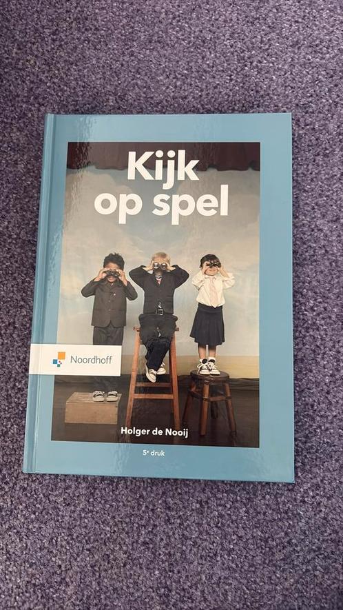 Holger de Nooij - Kijk op spel, Boeken, Wetenschap, Zo goed als nieuw, Ophalen