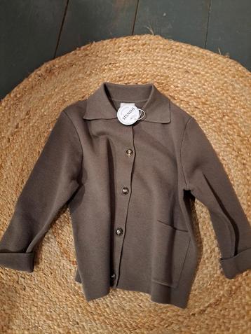Donsje Amsterdam cardigan silver sage nieuw! beschikbaar voor biedingen
