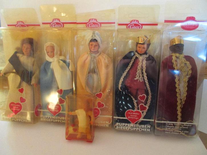 poppenhuis Caco popjes voor de kerststal, Verzamelen, Poppenhuizen en Toebehoren, Zo goed als nieuw, Popje, Ophalen of Verzenden