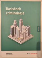 Basisboek Criminologie, Boeken, Nieuw, Ophalen of Verzenden, HBO