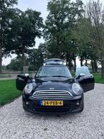 Mini one business line 1.6 beige leder, Auto's, Voorwielaandrijving, Beige, 4 stoelen, Zwart