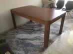 Uitschuifbare eettafel 160x98x78 cm.Uitschuifbaar tot 240 cm, Gebruikt, Eikenhout, 200 cm of meer, Vijf personen of meer