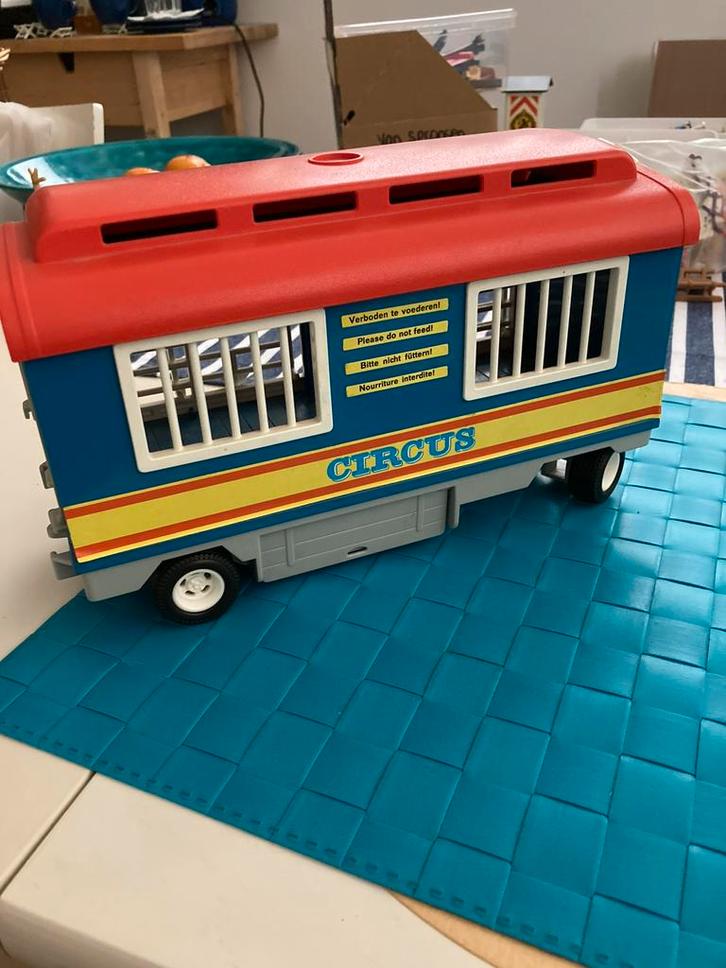 Playmobil leeuwen trailer circus 3514, Kinderen en Baby's, Speelgoed | Playmobil, Gebruikt, Ophalen of Verzenden