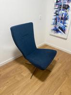 Fauteuil l Blauw, Huis en Inrichting, Fauteuils, Ophalen, Gebruikt, 75 tot 100 cm, 50 tot 75 cm