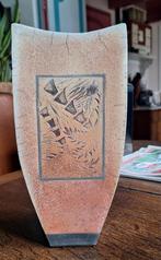 Vaas Raku Gebakken - JW 207, Ophalen of Verzenden