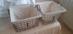 2 manden,, Ophalen, Zo goed als nieuw, Vierkant, Mand