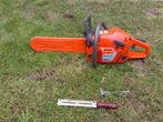 Husqvarna 345 Kettingzaag - Gebruikt, Ophalen, Benzine, Gebruikt, Handgedragen