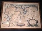 Vintage map, Ophalen of Verzenden, Zo goed als nieuw, Hout