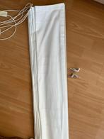 Vouwgordijnen 2 stuks, Huis en Inrichting, Stoffering | Gordijnen en Lamellen, Ophalen, Zo goed als nieuw, Wit