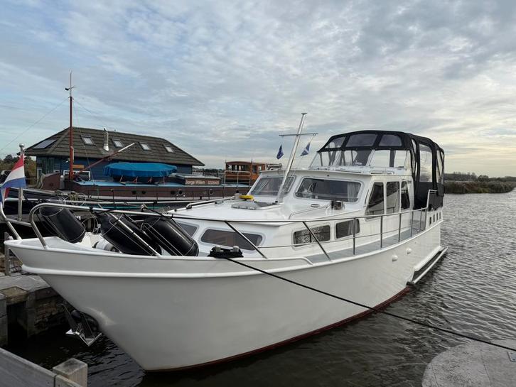 Kruiser Hemmes   met nieuwe tent, Watersport en Boten, Motorboten en Motorjachten, Gebruikt, Staal, 9 tot 12 meter, Diesel, Binnenboordmotor