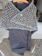 Mooie grijze jurk van Corakemperman  maat S, Ophalen of Verzenden, Zo goed als nieuw, Maat 38/40 (M), Grijs