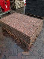 7m² 40x60 grindtegel rood, gebruikt, op pallet, Tuin en Terras, Tegels en Klinkers, Ophalen of Verzenden, Beton, Terrastegels