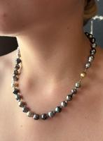 Barok parel zoetwater ketting vintage fraai 14k gouden slot, Sieraden, Tassen en Uiterlijk, Antieke sieraden, Ophalen of Verzenden