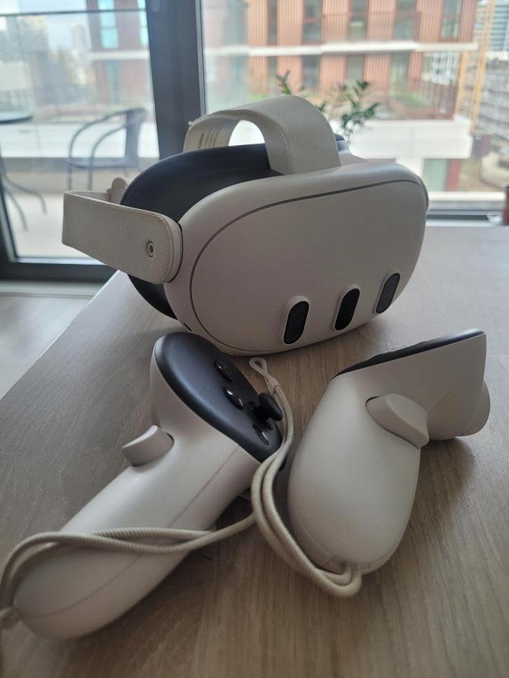 Meta Quest 3 512GB, Spelcomputers en Games, Virtual Reality, Zo goed als nieuw, Overige platformen, VR-bril, Ophalen