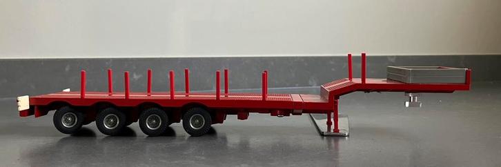 NOOTEBOOM 4-ASSIGE SEMI DIEPLADER | ZON MODEL HOLLAND, Hobby en Vrije tijd, Modelauto's | 1:50, Zo goed als nieuw, Bus of Vrachtwagen