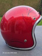 Gave Arthur Fulmer metalflake pinstripe helm, Motoren, Overige merken, Jethelm, Ophalen of Verzenden, S