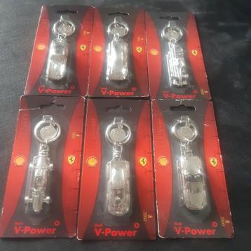 Complete set.  Ferrari sleutelhangers 2002 beschikbaar voor biedingen