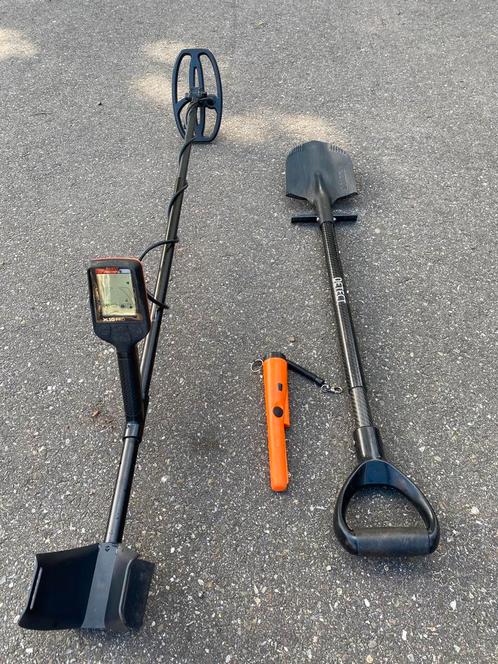 Metaaldetector quest x10 pro, Hobby en Vrije tijd, Metaaldetectors, Zo goed als nieuw, 30 cm of minder, Overige merken, Discriminatie metaaldetectie