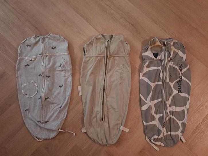 3x Puckababy Inbakerslaapzak Mini (3-6 m), Kinderen en Baby's, Dekens, Slaapzakjes en Inbakerproducten, Gebruikt, Bakerzak of Bakerdoek