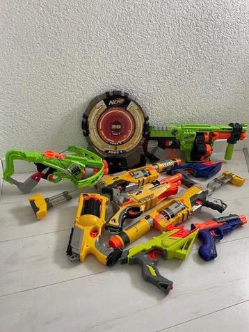 Nerf Schietspeelgoed inclusief schietschijf en pijltjes beschikbaar voor biedingen