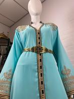 Blauwe Marokkaanse Takchita, Blauw, Nieuw, Onder de knie, Ophalen