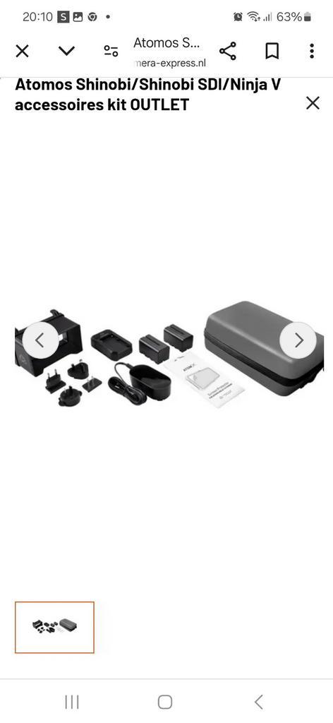 Atomos Shinobi/Shinobi SDI/Ninja V accessoires kit, Audio, Tv en Foto, Professionele Audio-, Tv- en Video-apparatuur, Nieuw, Audio