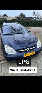 Citroën C5 1.8 16V Break 2002 Blauw, Auto's, 4 cilinders, Origineel Nederlands, Stationwagon, Handgeschakeld