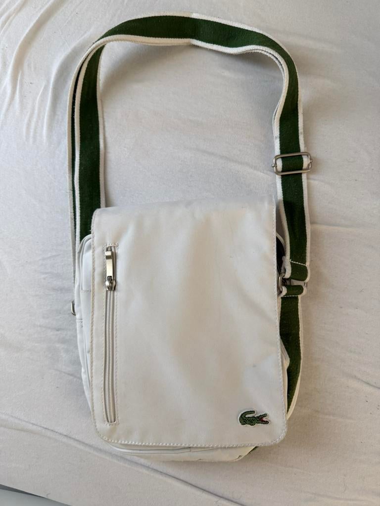 Orginele lacoste messenger bag !, Ophalen, Gebruikt, Wit, Overige merken