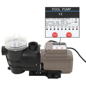 Zwembadpomp met timer 0,25 pk 8000 L/u €179 beschikbaar voor biedingen