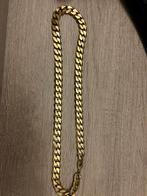Gouden schakel ketting, Sieraden, Tassen en Uiterlijk, Kettingen, Ophalen of Verzenden, Zo goed als nieuw, Goud