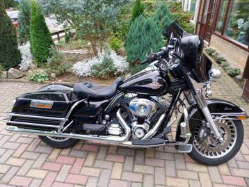 Harley Zadel, solo en passagier, Toering, Zwart/Oranje, nw. beschikbaar voor biedingen