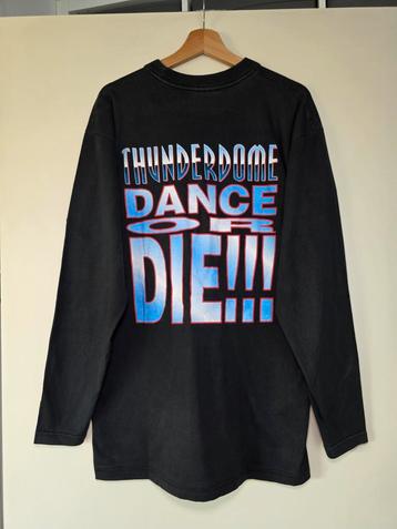 1996 Thunderdome Dance or die longsleeve 1996 XL beschikbaar voor biedingen