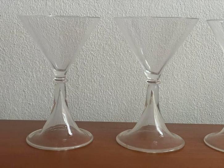 Gerard Muller: 2 Funnel glazen Josephinenhütte, Schreiberhau, Antiek en Kunst, Antiek | Glas en Kristal, Ophalen of Verzenden