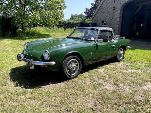 Triumph Spitfire 1.3 MK III 1969 Groen, Auto's, Triumph, Particulier, Spitfire, Benzine, Cabriolet, Handgeschakeld, Origineel Nederlands