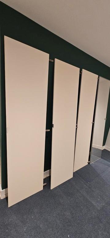 Ikea Pax deuren voor 201cm - 3x wit, 1x spiegel - afbeelding 1