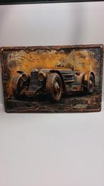 Wanddecoratie Oldtimer Auto - Aluminium 20x30cm, Ophalen of Verzenden, Nieuw