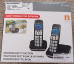 DECT telefoon voor senioren, Telecommunicatie, Vaste telefoons | Handsets en Draadloos, Ophalen of Verzenden, Gebruikt, 2 handsets