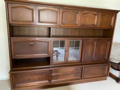 massief eiken kast, Huis en Inrichting, Kasten | Buffetkasten, Zo goed als nieuw, 150 tot 200 cm, 200 cm of meer, 50 tot 75 cm