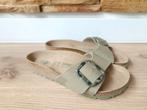 Birkenstock madrid vegan Nieuw! maat 37 khaki slippers, Slippers, Nieuw, Ophalen of Verzenden, Groen