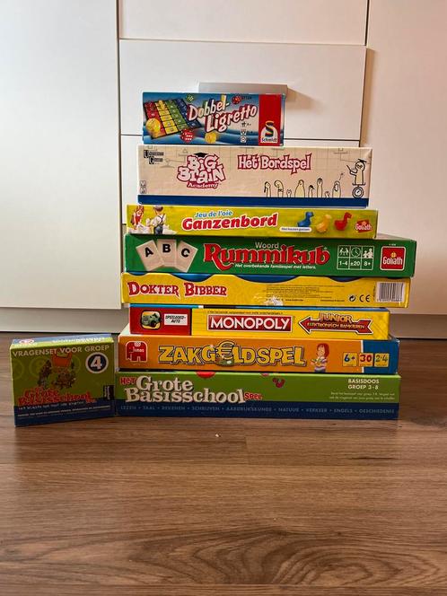 Bordspellen: Rummikub, Monopoly, en meer!, Hobby en Vrije tijd, Gezelschapsspellen | Bordspellen, Gebruikt, Een of twee spelers