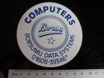 sticker borsumij data systems borsu computers logo, Verzenden, Zo goed als nieuw, Bedrijf of Vereniging