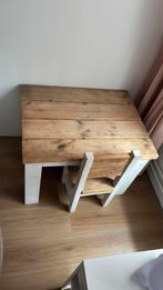 Houten speeltafel + stoel, Huis en Inrichting, Complete inboedels, Ophalen of Verzenden